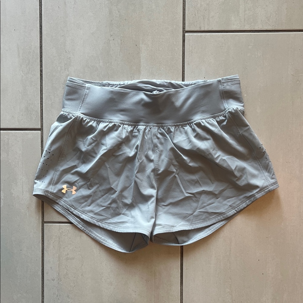 Under Armour Women's Light Gray Athletic Shorts